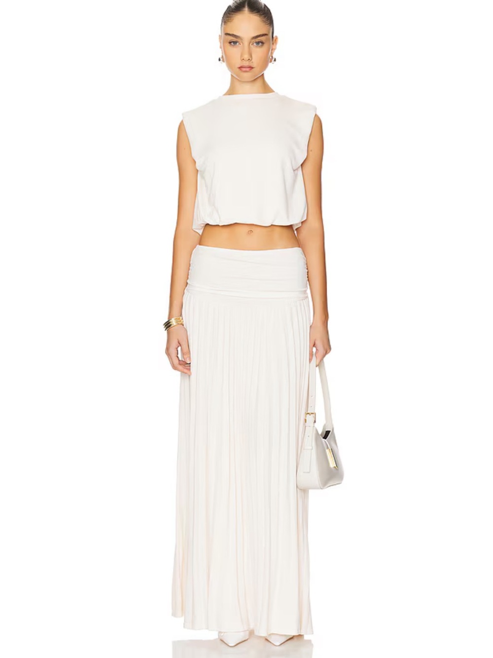 Field Of Dreams Maxi Skirt in Ivory
LIONESS